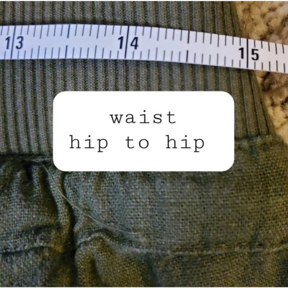 Forever 21 Olive Green Cargo Pants, Medium, preowned, Size M - Picture 6 of 9